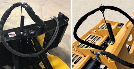 hydraulic hose holder for skid steer|grapple hose saver kit.